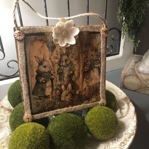 Distressed bunny, picture